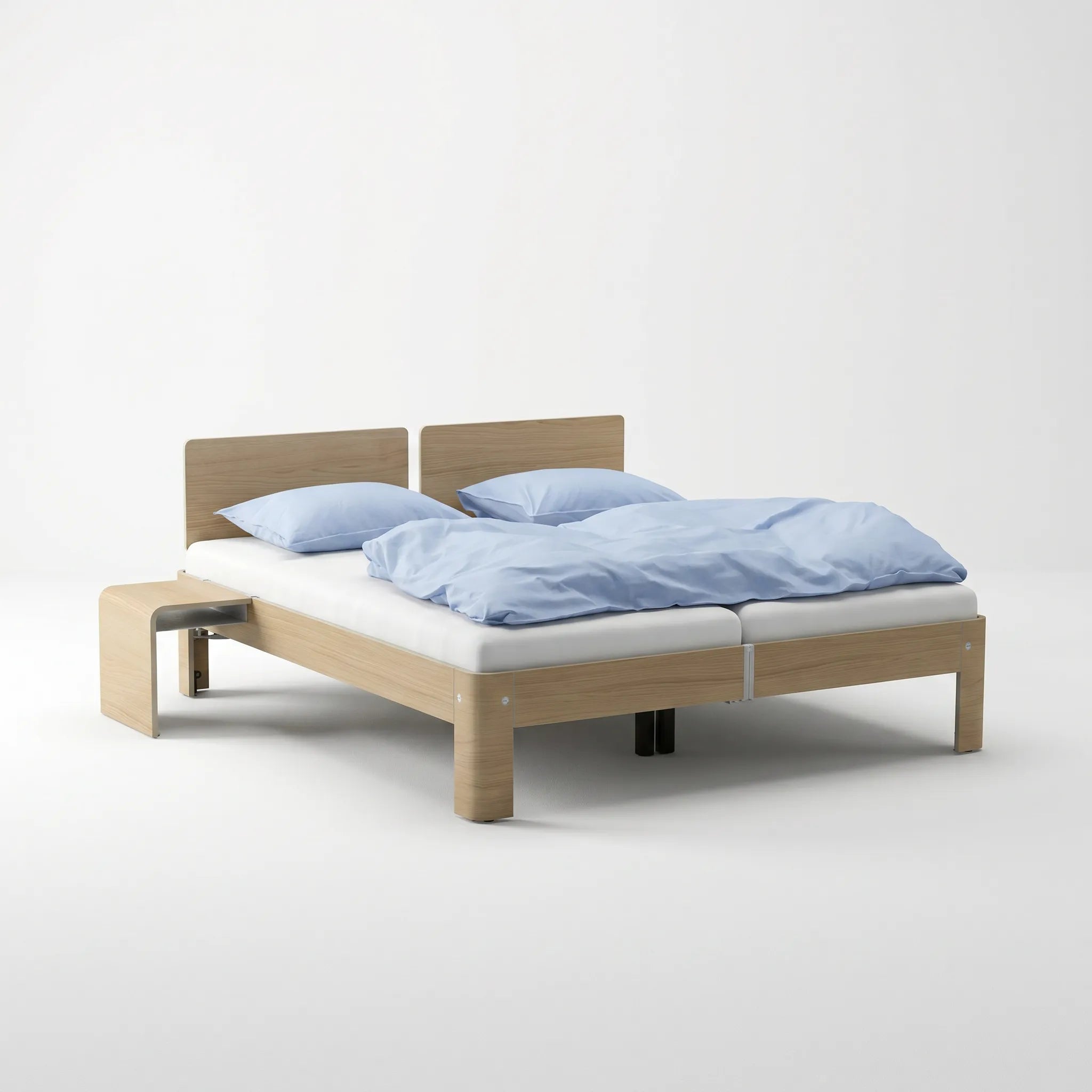 Auping Auronde 1500 deelbaar 180 x 200 cm – Natural Oak