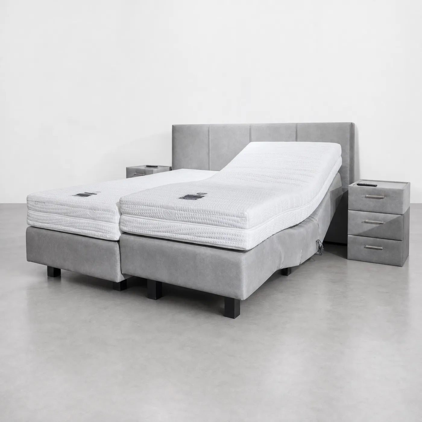 Elektrische Boxspring Twist incl. Nachtkastjes (Showroommodel)