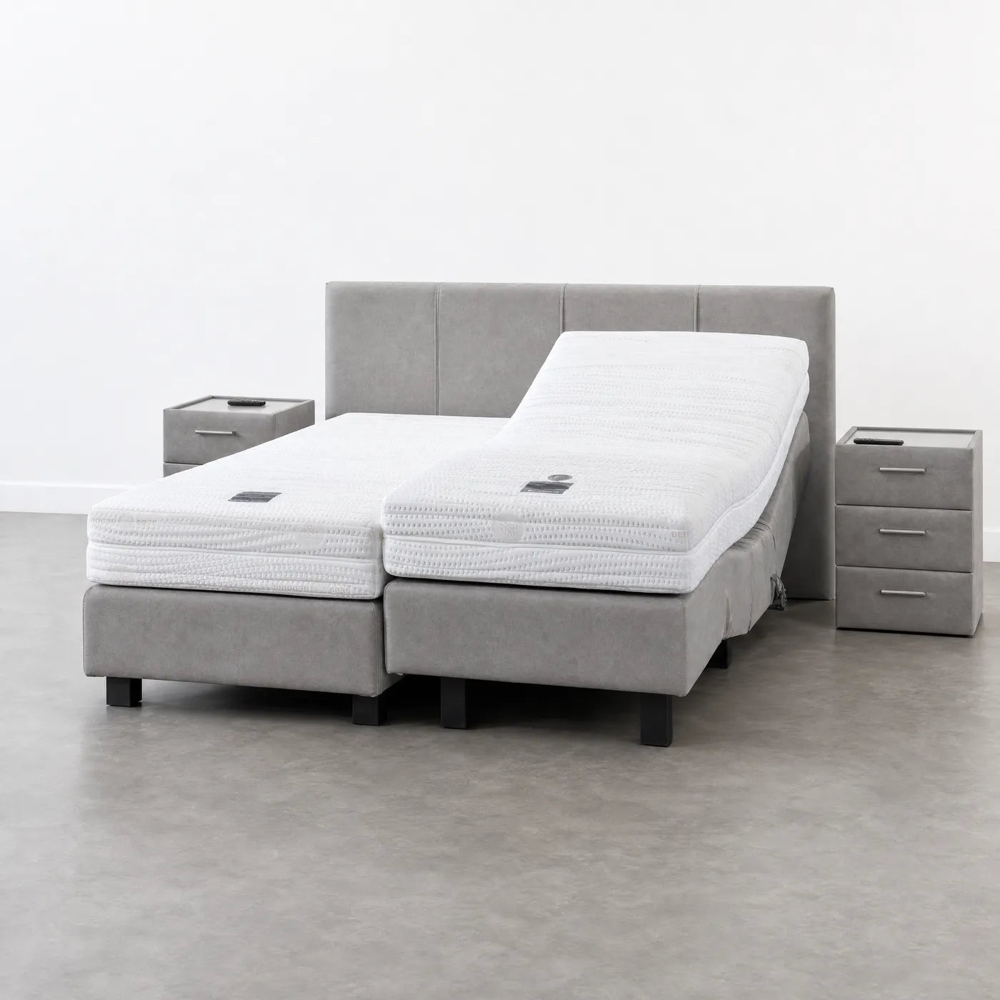 Elektrische Boxspring Twist incl. Nachtkastjes (Showroommodel)