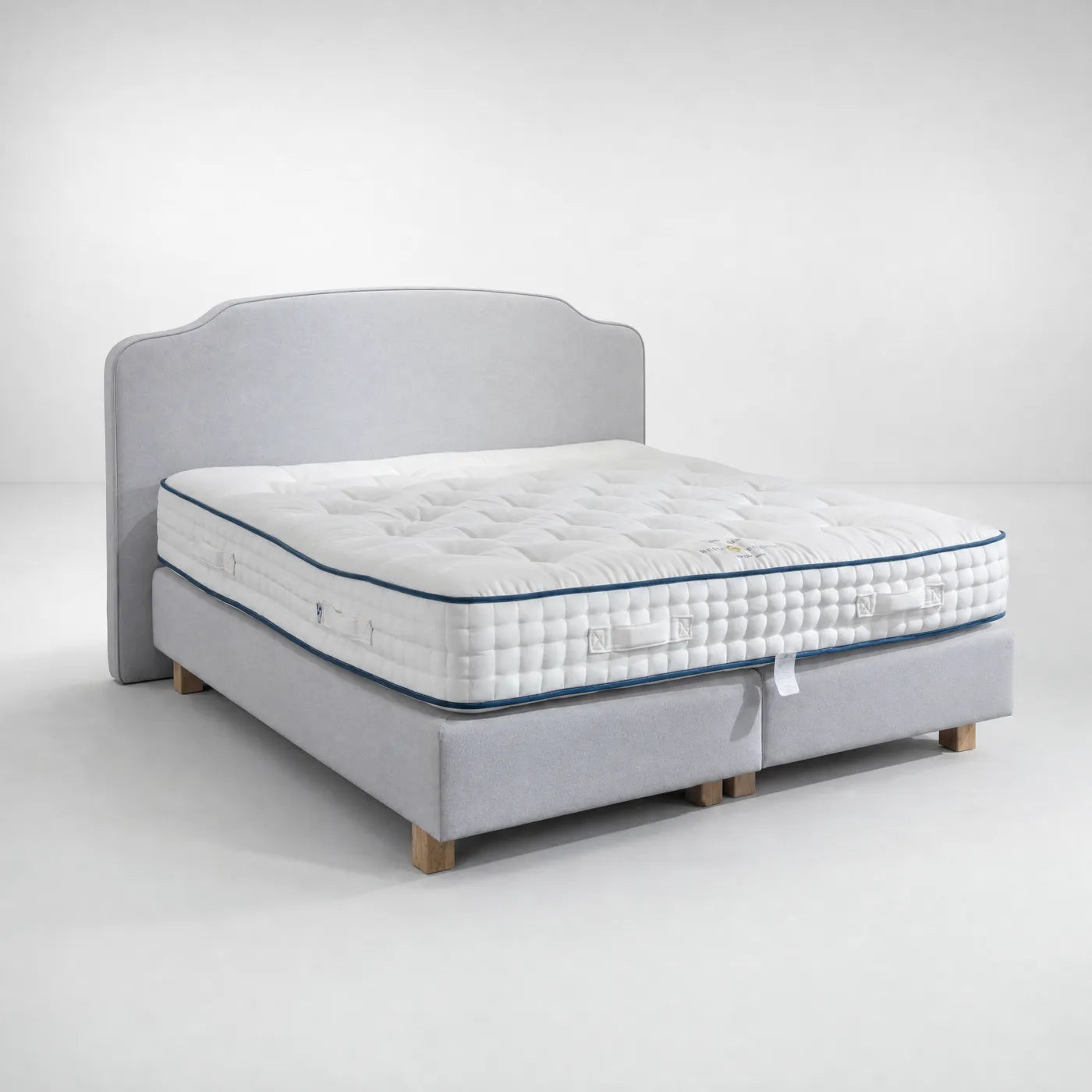 Natural Matras Gawain met Boxspring Victoria