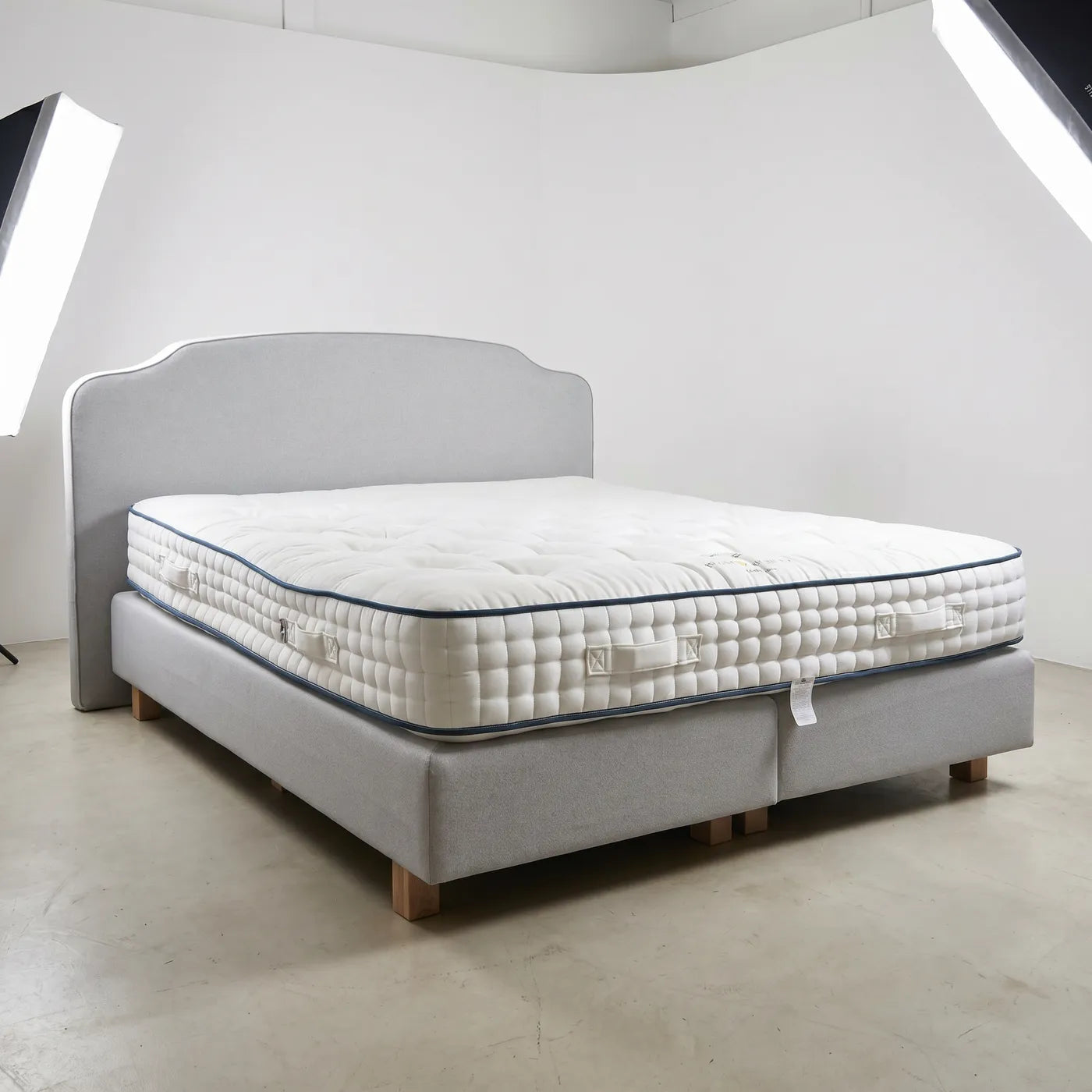 Natural Matras Gawain met Boxspring Victoria