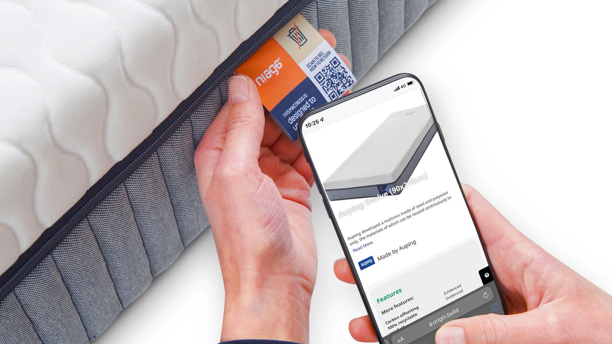 Duurzaam matras en materiaalinformatie