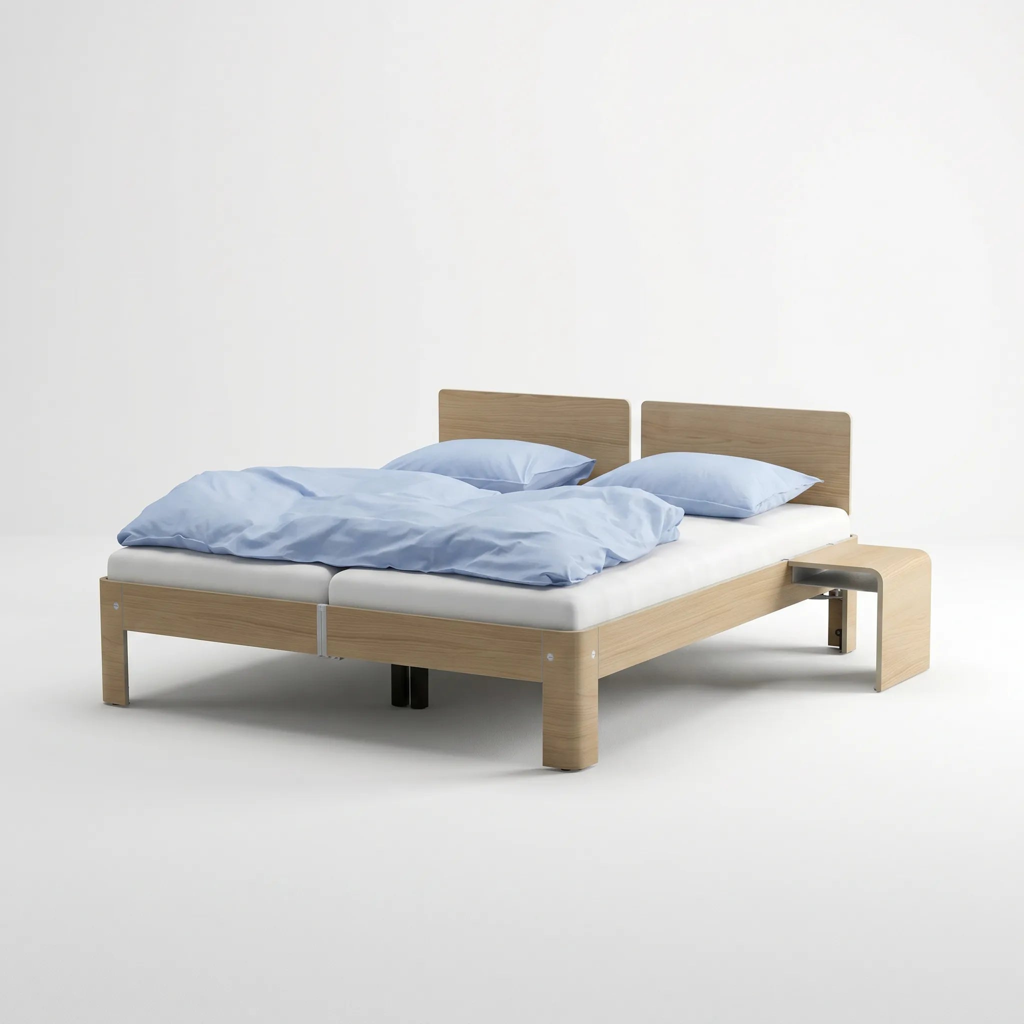 Auping Auronde 1500 deelbaar 180 x 200 cm – Natural Oak