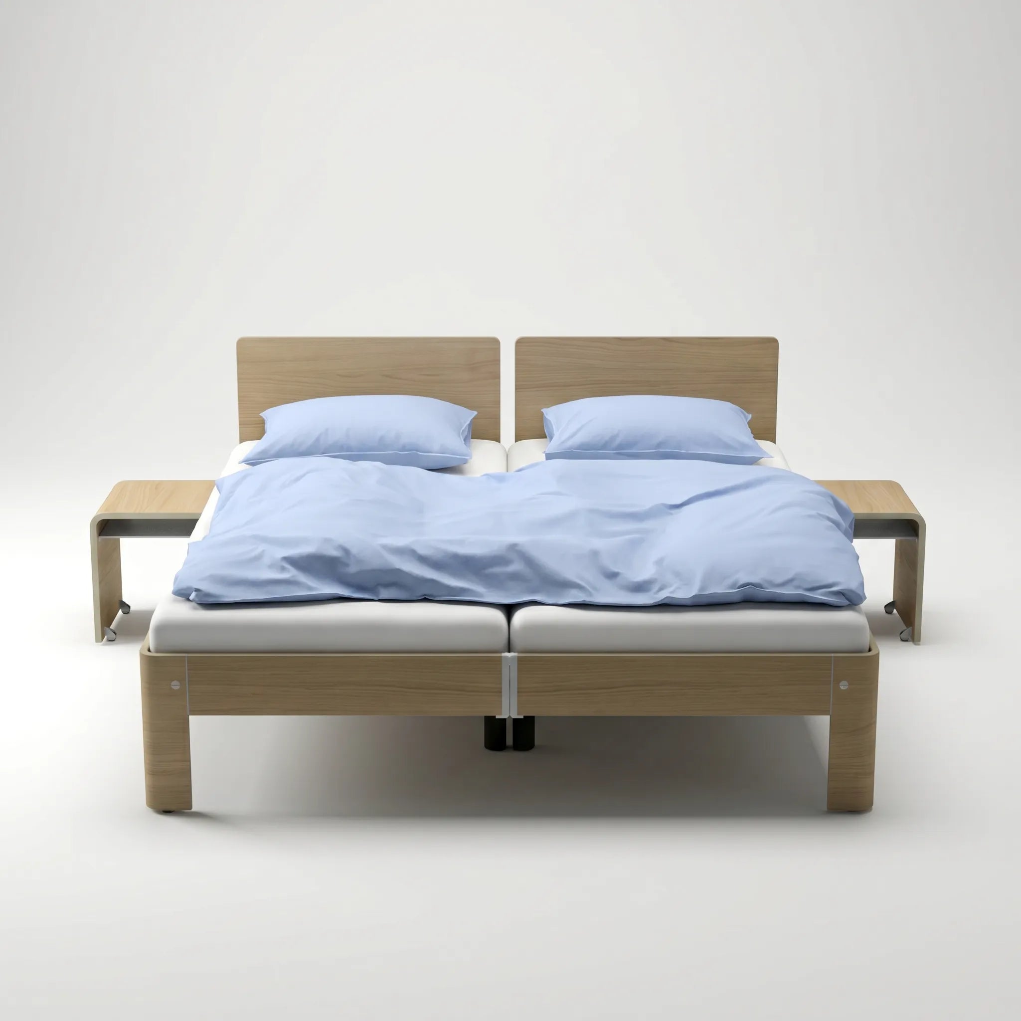 Auping Auronde 1500 deelbaar 180 x 200 cm – Natural Oak