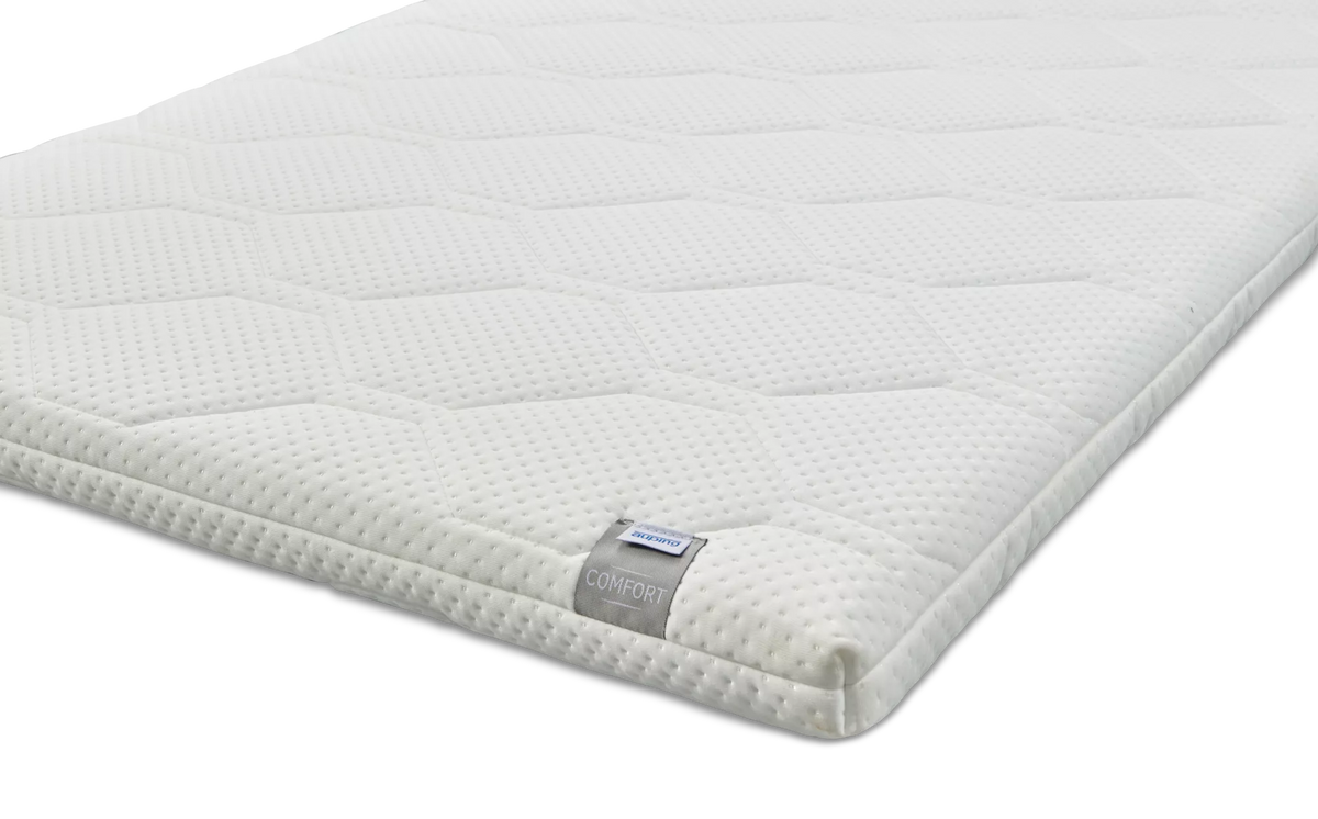 Hoekdetail van de Auping Comfort topper