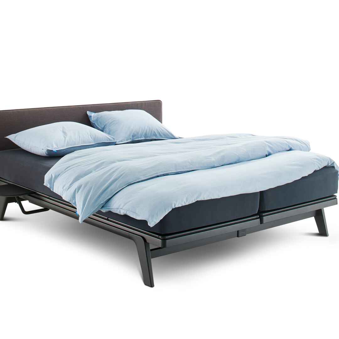 Auping Original in Deep Black met gestoffeerd Outline hoofdbord