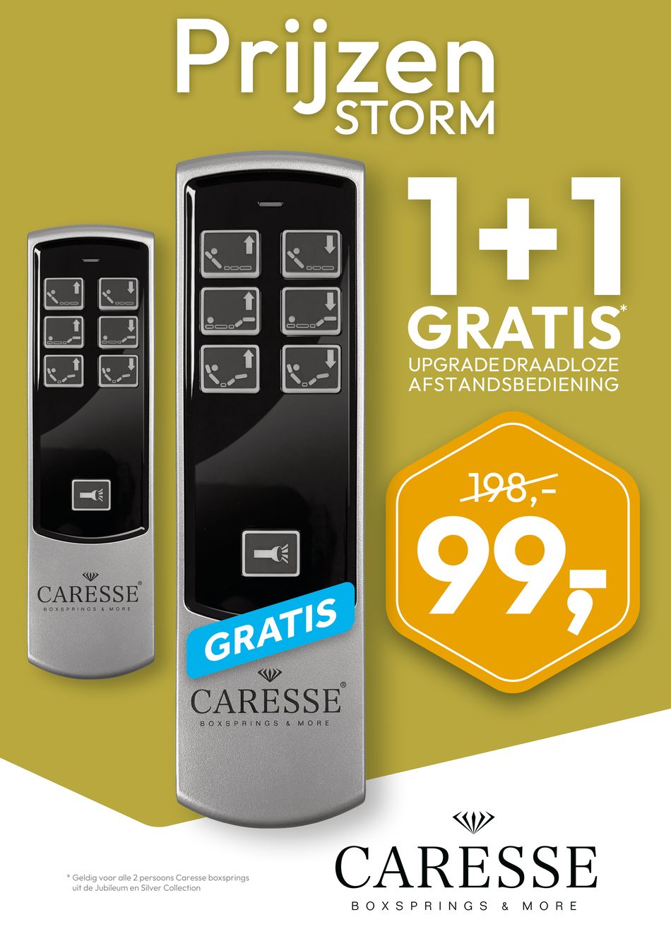 Twee draadloze bedieningen voor € 99