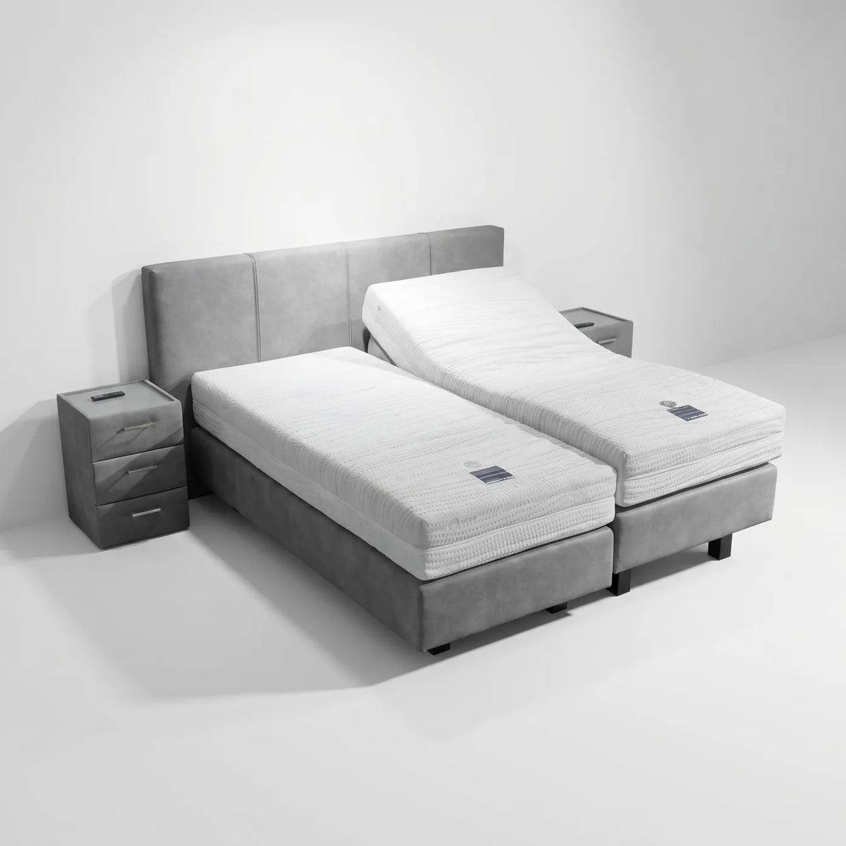 Elektrische Boxspring Twist incl. Nachtkastjes (Showroommodel)