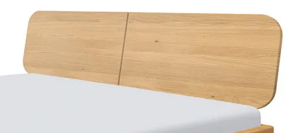 Hasena Oak-bianco hoofdbord Moreno, officiële catalogusafbeelding