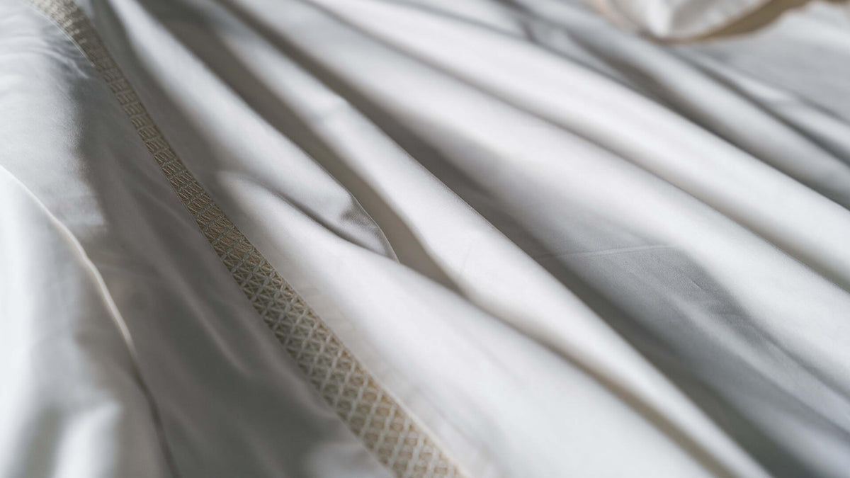 Serta Sophia Lace dekbedovertrekset van Egyptisch katoen